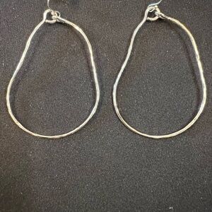 Park Lane Silver Hammered Earrings
